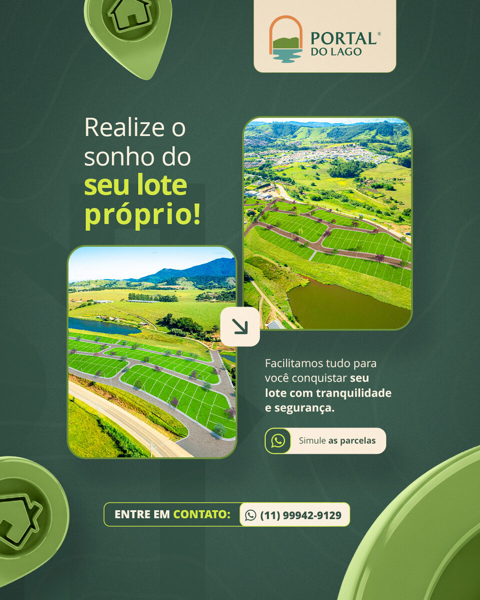 Portal do Lago — Realize o sonho do seu lote