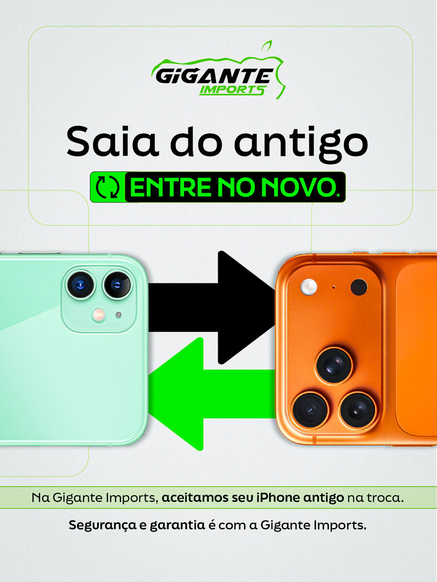 Gigante Imports — Pegamos seu iphone
