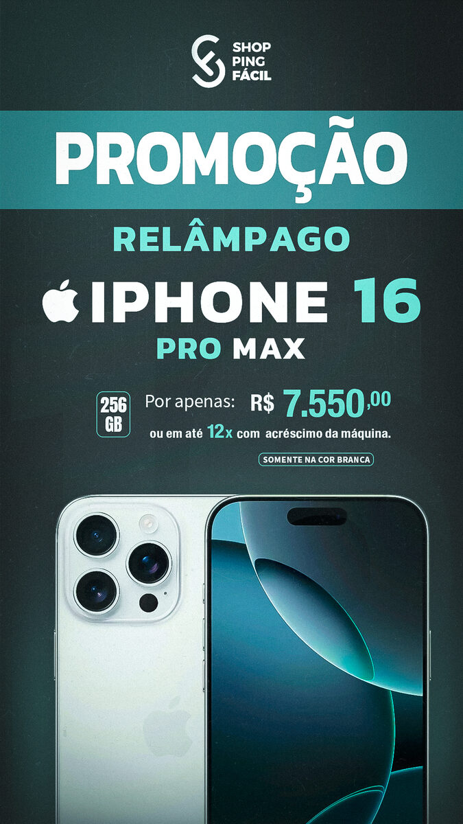 Shopping Fácil — Iphone 16 Branco