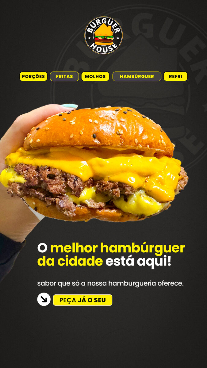 Burguer House — o melhor hamburguer