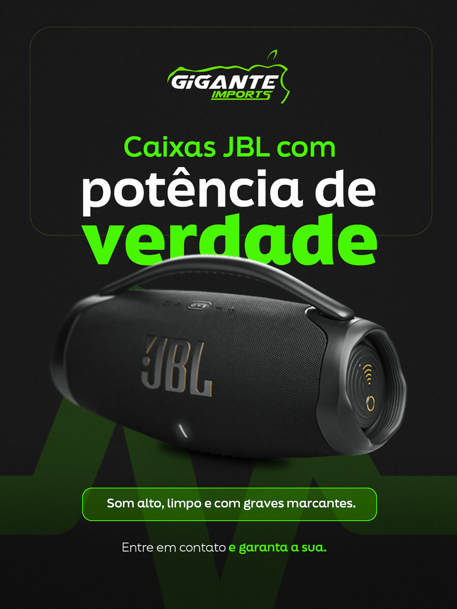 Gigante Imports — Caixas JBL